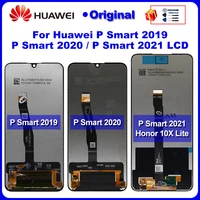 for huawei p smart 2020 2021 lcd display screen touch digitizer replacement honor 10x lite p smart 2019 display pot lx1 pot l21a