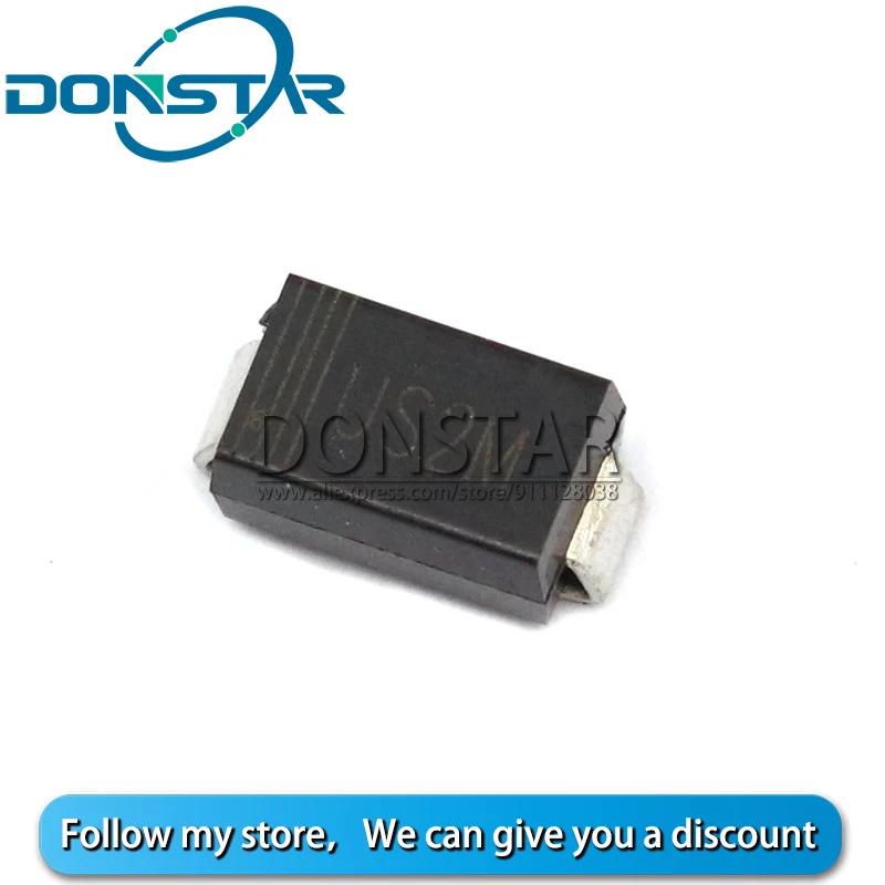 100PCS US2M SMA HER207 SMD 2A 1000V Rectifier Diode New |