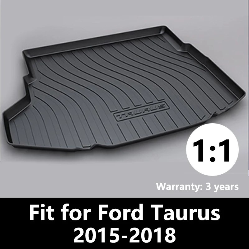 

Cargo Liner For Ford Taurus 2015 2016 2017 2018 Car Interior Rear Trunk Mats Boot Tray Floor Mat Carpet Kick Pad Accessories