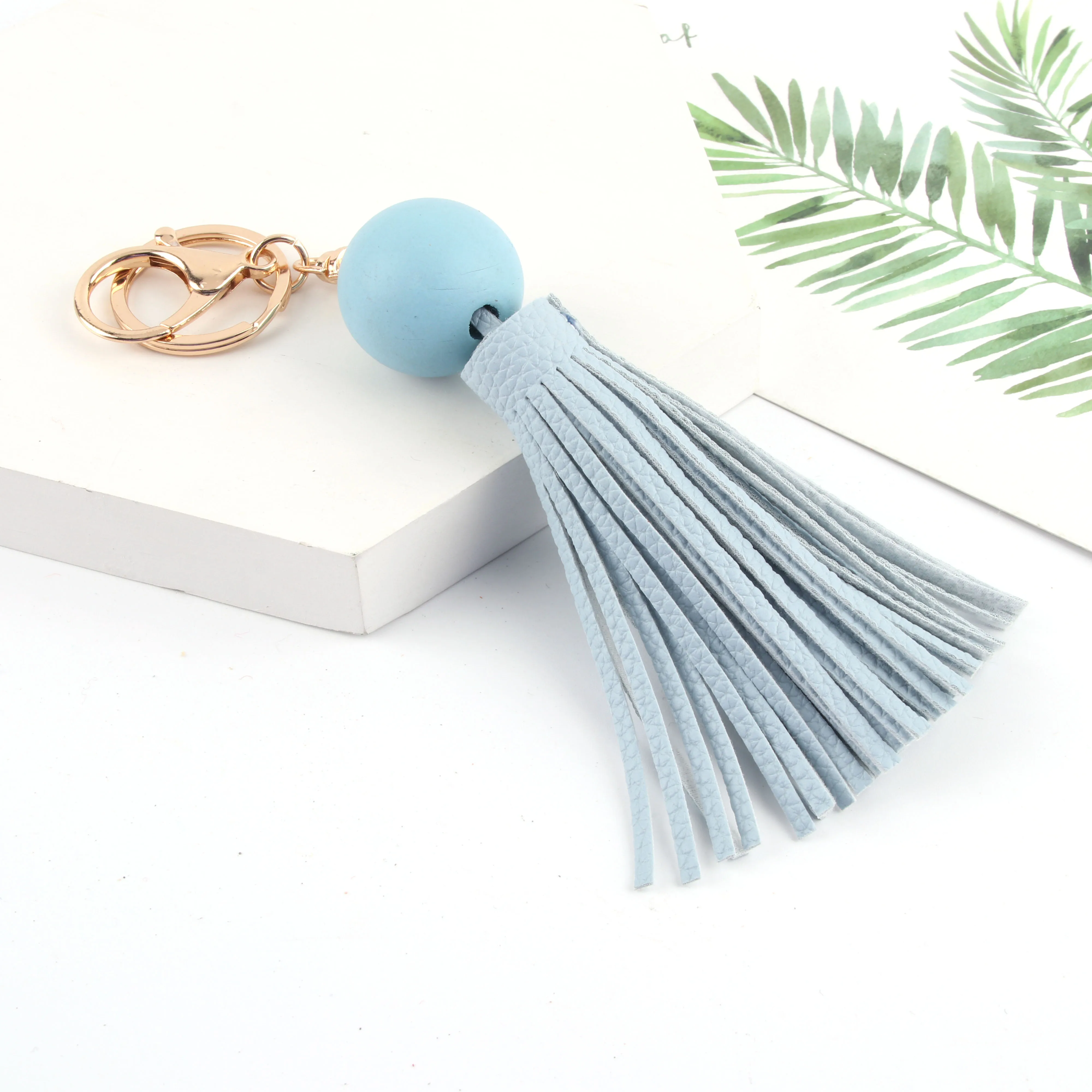 1Pc Handmade Boho PomPom Tassels Coroful Beads Accessories Ornament For Beach Handbag Colorful Pom Pendant E2468-E2473 | Украшения и