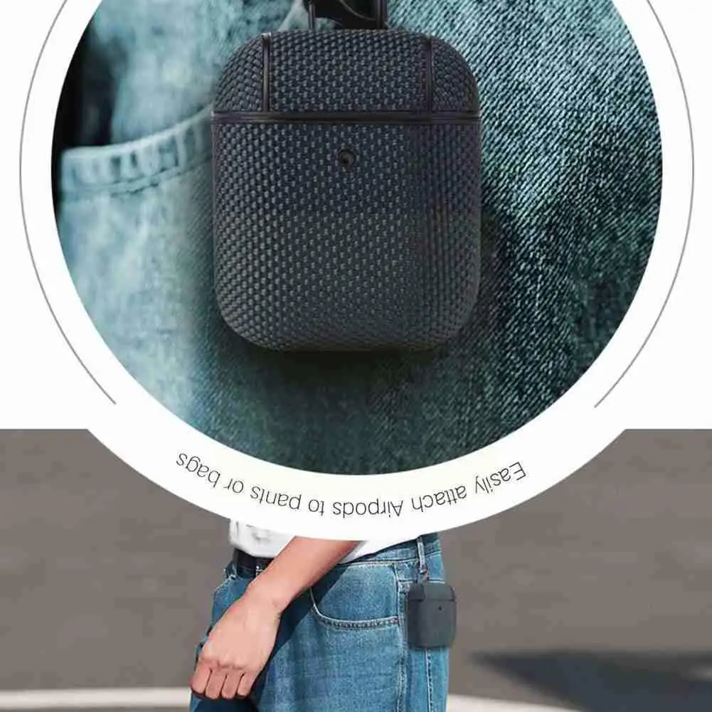 

For 2 Earphone Waterproof Nylon Cloth Cover Wireless Bluetooth-computer Charging Box Protective For Airpo X4n0
