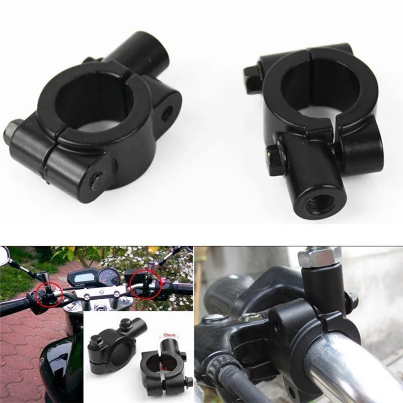 

Motorcycle Rearview Mirror Handlebar Mount Holders Adapter Clamp Motorcycle Mirror Mounting Bracket Bracket for Motorcycle Bike