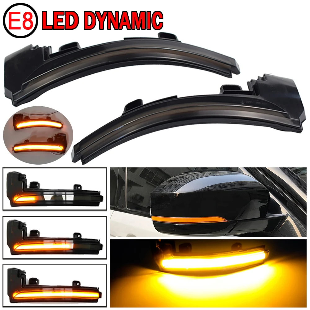 

Dynamic LED Blinker Side Mirror Marker Turn Signal Light Lamp For Land Rover Range Rover MK IV L405 2013-2018