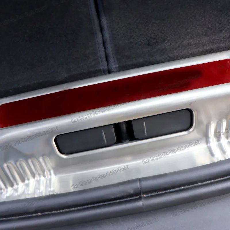 Lsrtw2017 Защитная панель для багажника автомобиля из нержавеющей стали Peugeot 3008 5008 2019