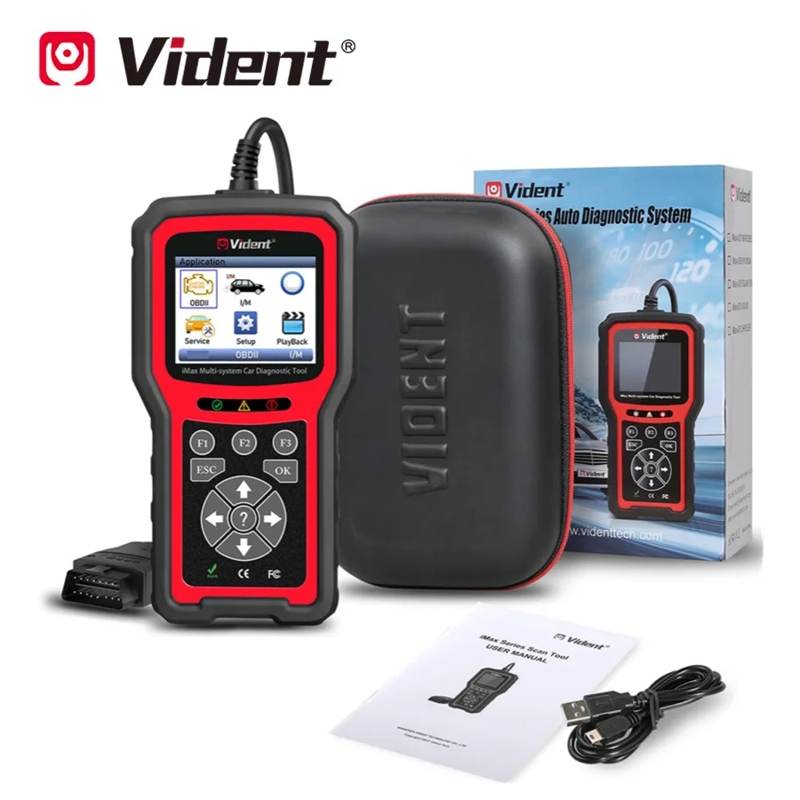 Автомобильный диагностический инструмент VIDENT iMax4301 VAWS OBD2 поддержка SAS TPMS EPB BRT