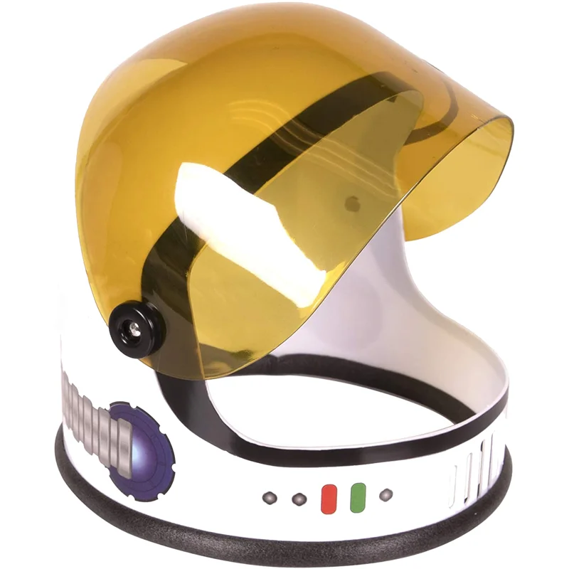 Casco espacial de juguete para ni&ntilde;os, sombrero de astronauta, accesorio de disfraz de pl&aacute;stico para juegos de rol divertidos, fiesta de cumplea&ntilde;os, Nave espacial con visera-3