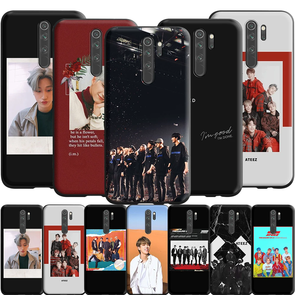 Чехол ATEEZ HongJoong SeongHWA для Xiaomi Redmi Note 9 9S 5 6 7 7A 8 8A 8T 9A 9C K20 Pro 9T 10 Max K40|Бамперы| |