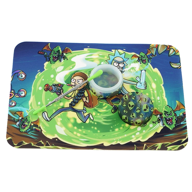 Симпатичный силиконовый коврик для уборки + металлический инструмент и