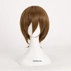 Death Note Yagami светильник Косплей парики короткие золотисто-коричневые термостойкие синтетические волосы парик + парик Кепка