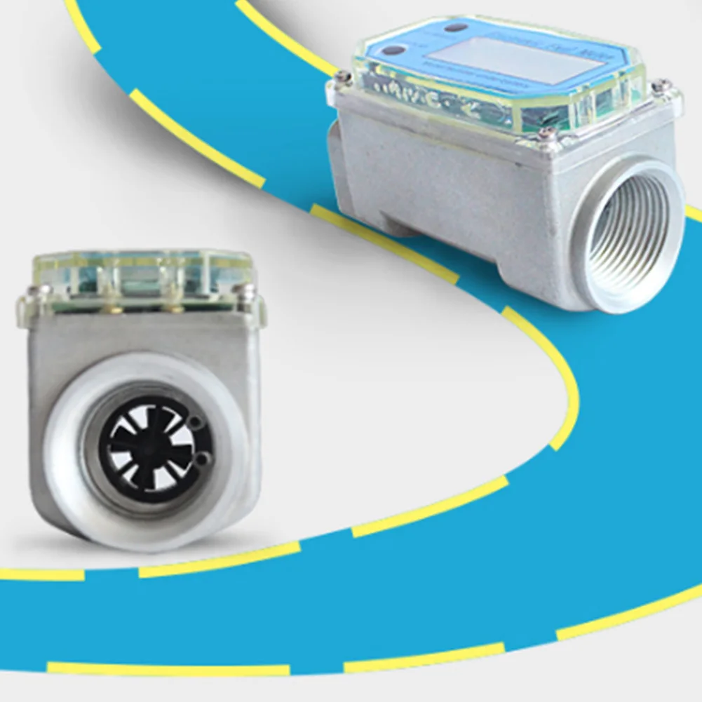 

K24 High Accuracy Digital Display LCD Portable Tools Multipurpose Flow Meter Easy Operate Fuel Measuring Electronic Adjustable