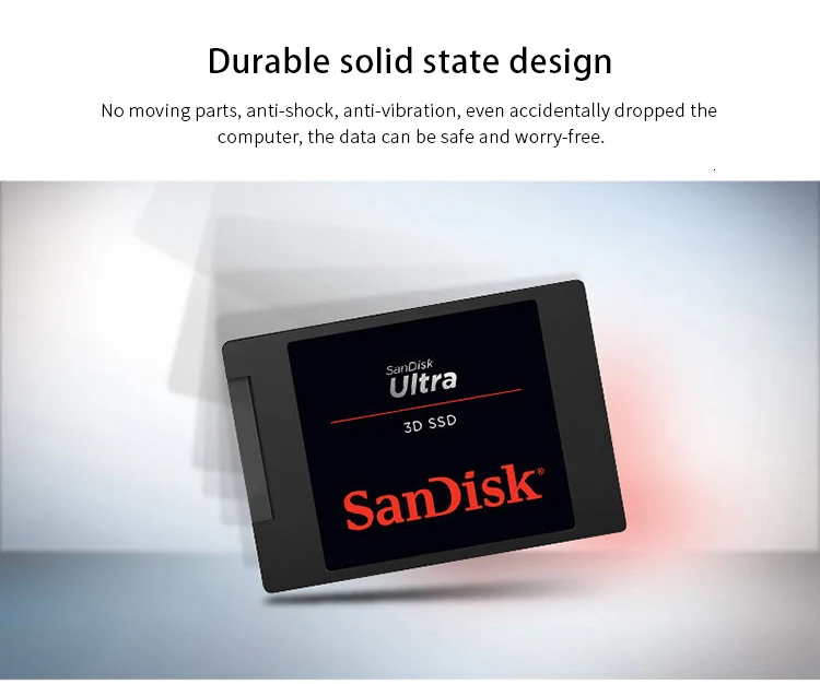sandisk ультра 3D Внутренний твердотельный накопитель 500 Гб 560 МБ/с. жесткий диск SATA 3,0 SSD для лаптон для рабочего стола