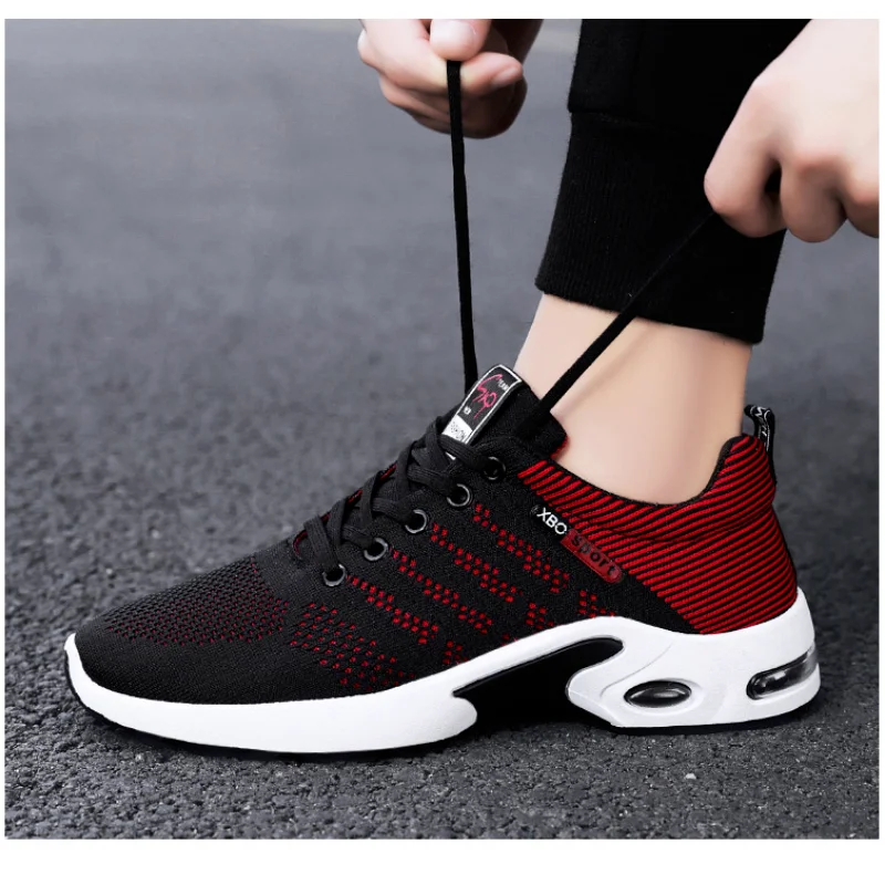 

SUAG Casual Shoes Mens Sneakers 2021 Fashion Summer Air Mesh Breathable Black Wedges Sneakers for Men Comfortable Running Shoes