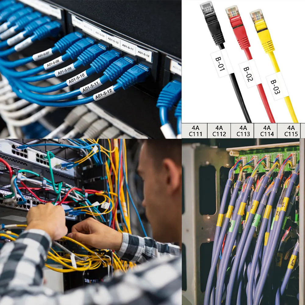 Термоусадочная трубка для этикеток P-Touch HSe-211 HSe-221 HSe-231 241 251 HSe-611 HSe-621 | Компьютеры и