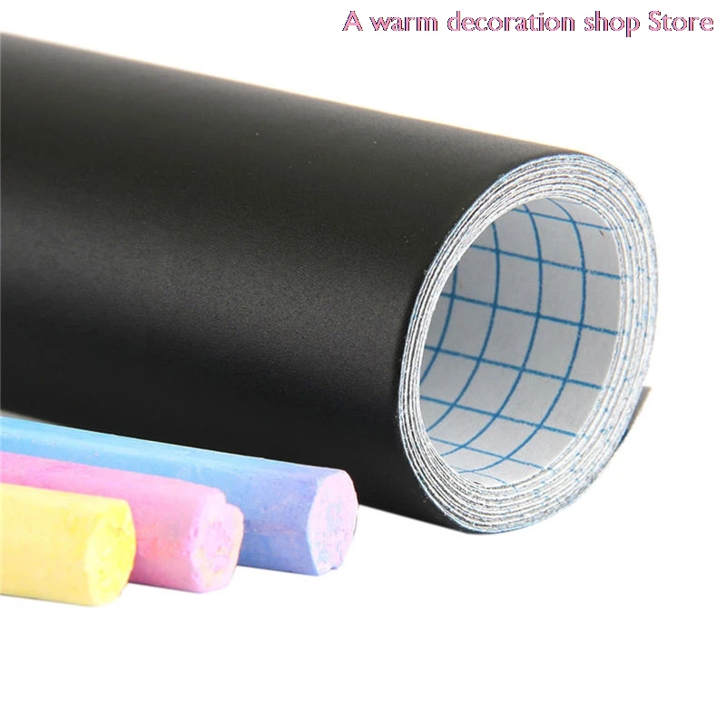 

60CMx200CM Vinyl Chalkboard Wall Stickers Removable Blackboard Decals Great Gift Wallpaper For Kids