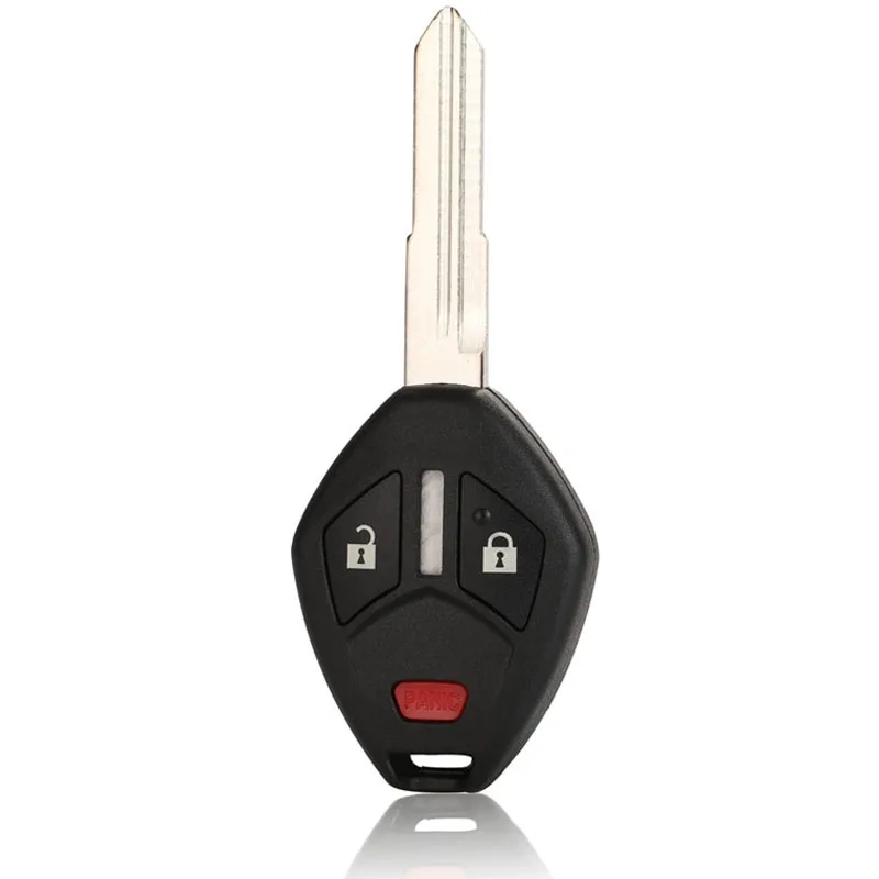 Bilchave 10 шт. 3 кнопки дистанционного ключа автомобиля оболочка для Mitsubishi Lancer Outlander