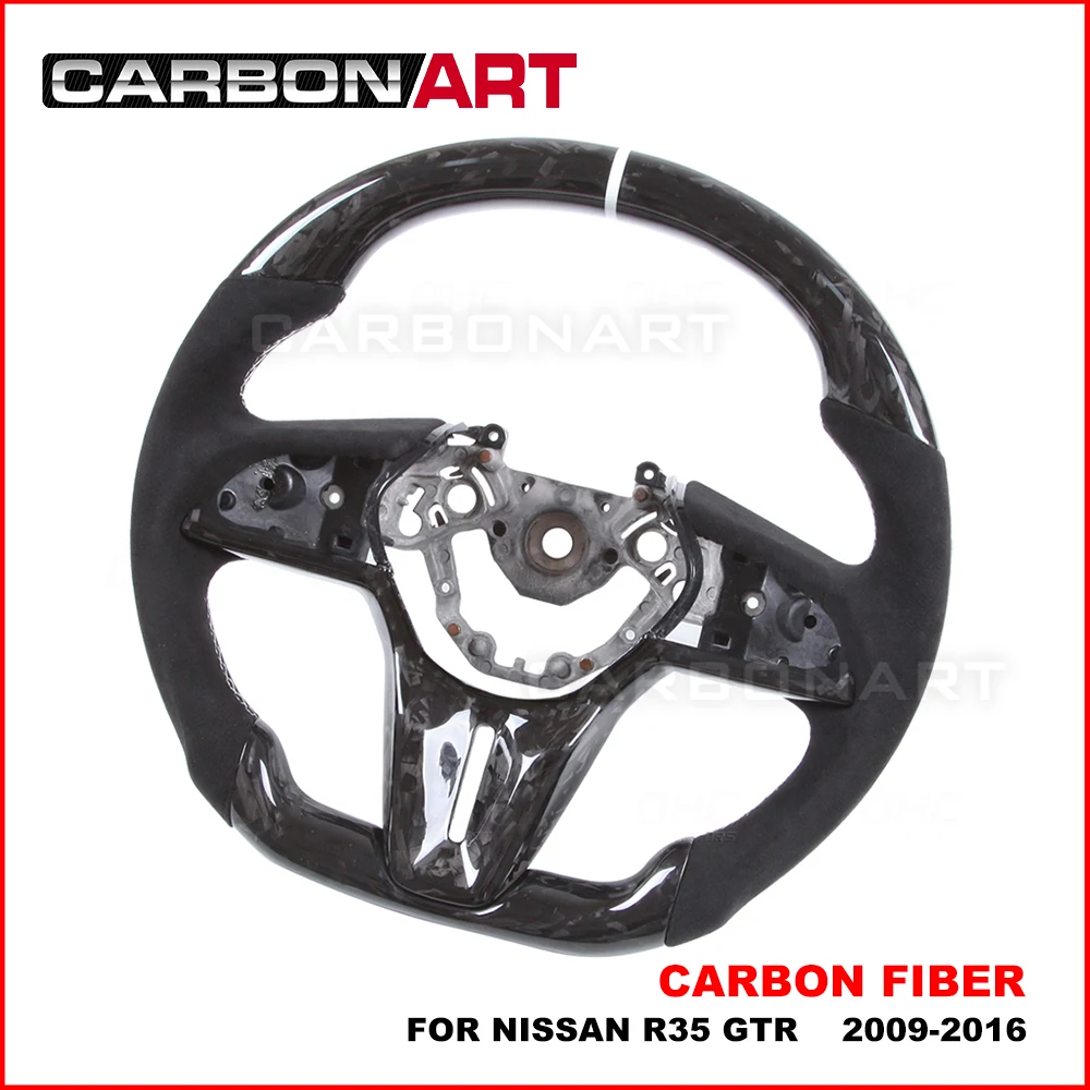 

Руль из углеродного волокна для руля Nismo 2009-2016 nis-san R35 GTR из кованого углеродного волокна