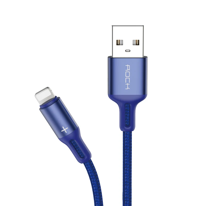 2.4A USB кабель для быстрой зарядки для iPhone 11 XR XS Max 8 7 6 6S 5 5S iPad Шнур кабель для мобильного телефона кабель для быстрой зарядки данных адаптер - Цвет: Blue