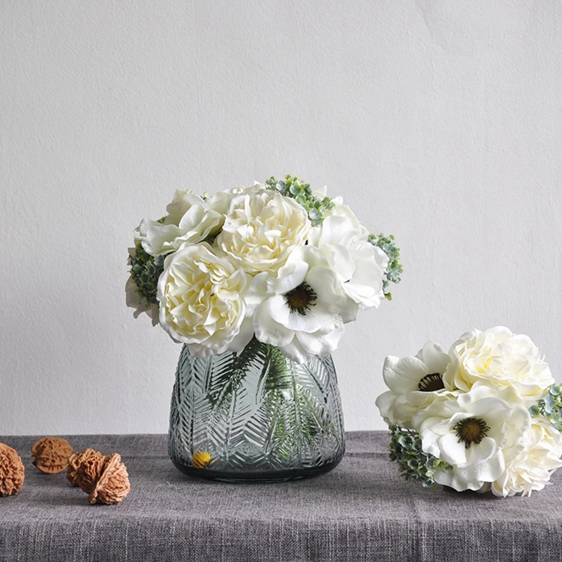 Скандинавский Искусственный Свадебный букет невесты с искусственными цветами