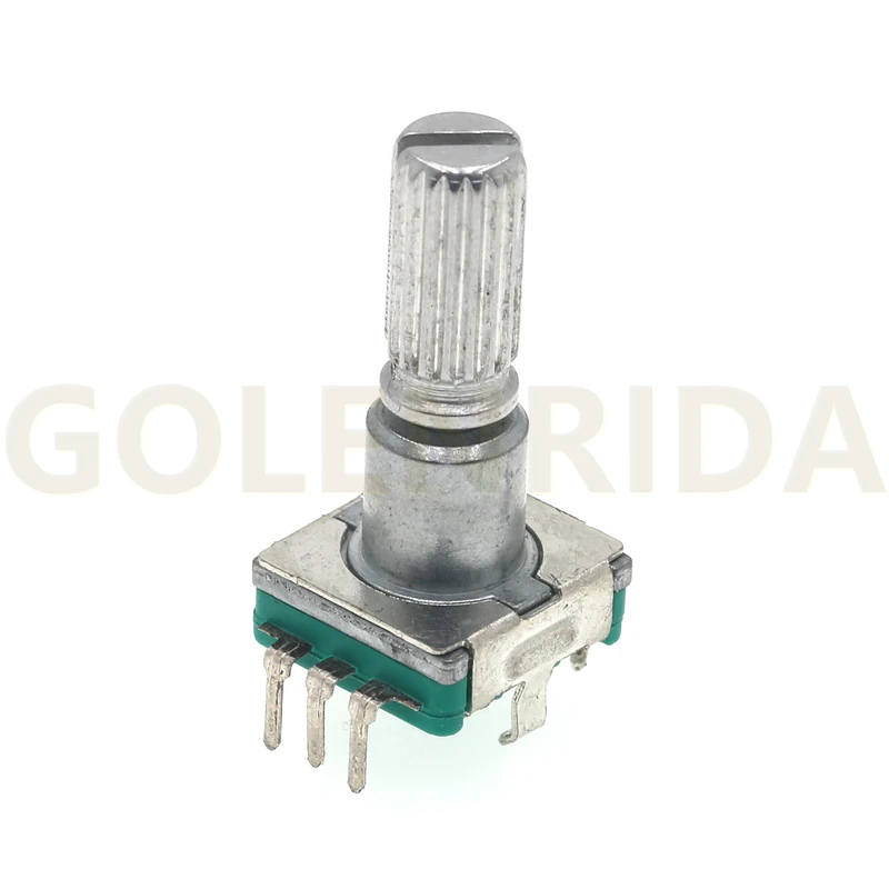 Поворотный энкодер с половинной/сливовой осью ручка кодовый переключатель 15 мм/20