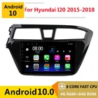 8-ядерный автомобильный DVD мультимедийный плеер Android 10 GPS для hyundai i20 2014 2015 2016 2017 автомобильный стерео радио навигатор
