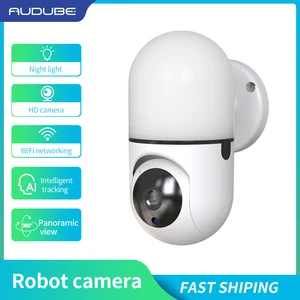 new wall lamp 1080p wifi camera ycc365 cctv yoosee ip camera indoor smart human detect security surveillance 3mp wi fi camera free global shipping