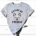 Женская футболка с бульдогом, футболка с коротким рукавом и принтом собаки, хипстер, уличная одежда, Прямая поставка