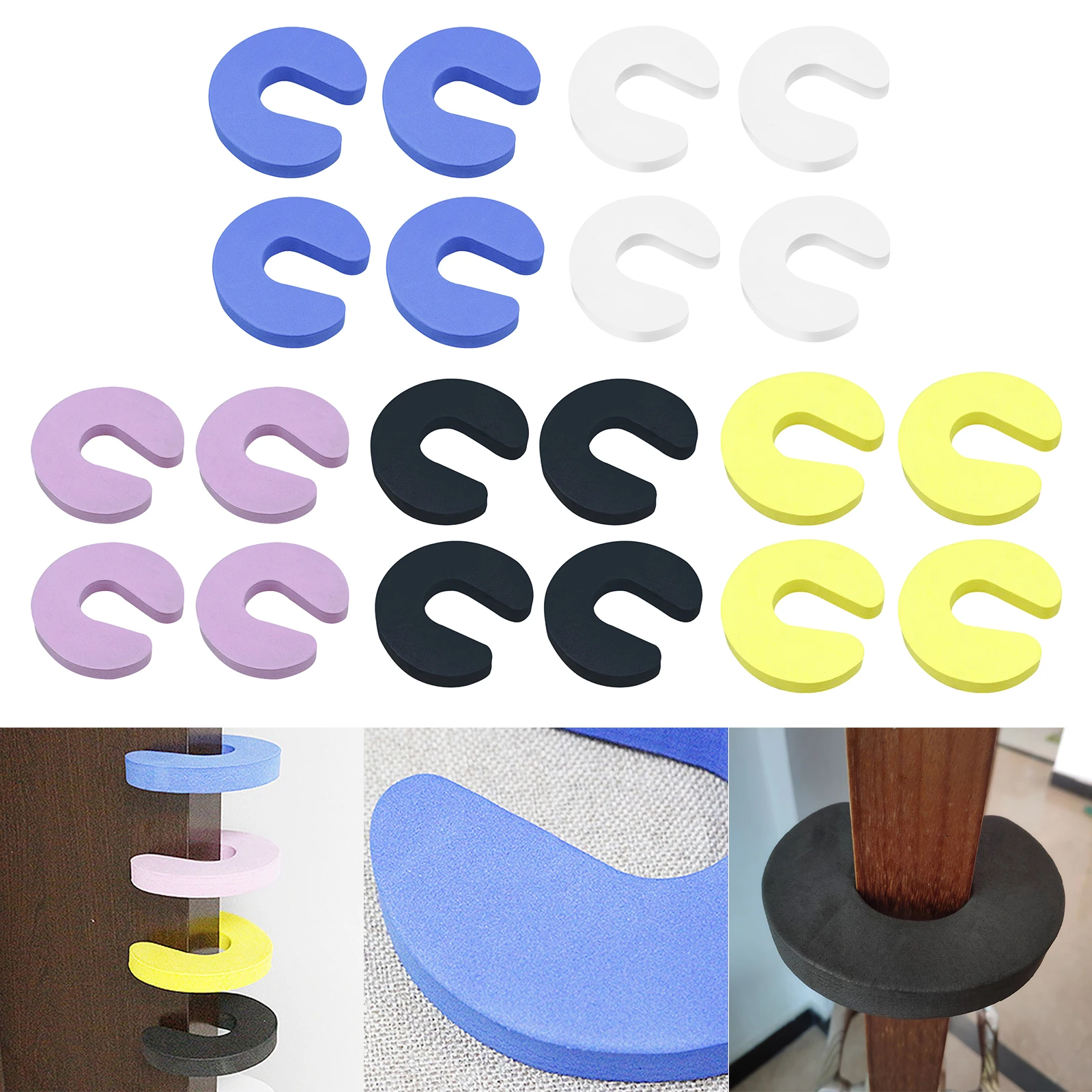 

4 шт./компл. Универсальный дверной ограничитель для детей