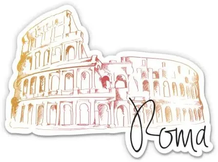 GT Графика Экспресс Колизей Рим Италия 3 &quotвинил Стикеры для автомобиля