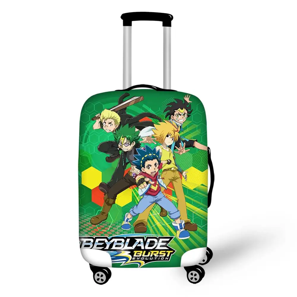 HaoYun Fashion Dust-proof Luggage Cover Beyblade Prints Pattern Travel Accessories 3D Anime Design Water-proof Suitcase Cover