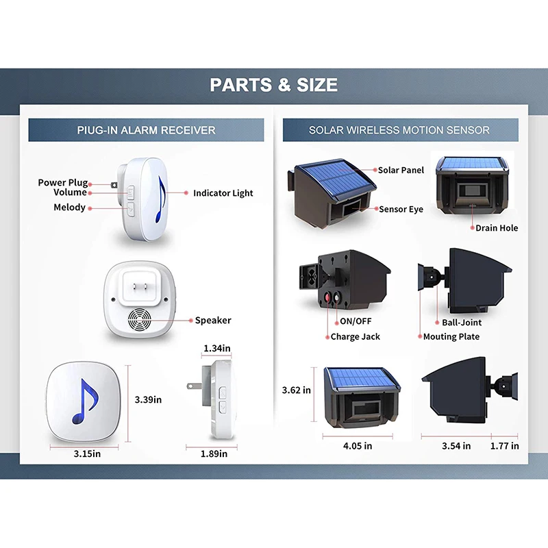 Солнечная система сигнализации для подъездных путей-дальность передачи 1/4