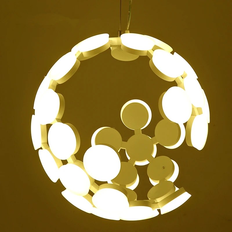 Современные светодиодные круглые подвесные светильники дизайнерские