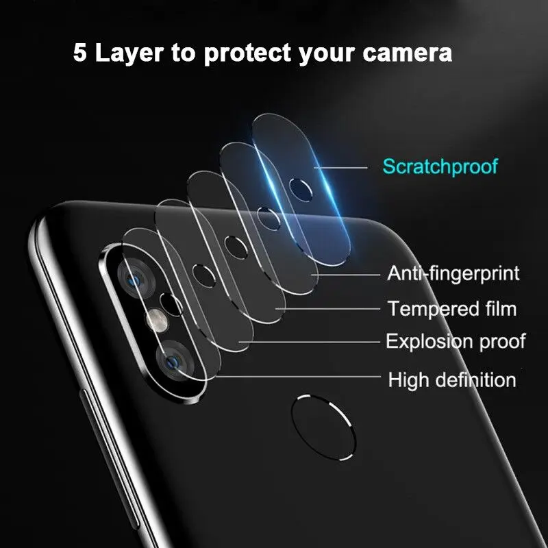 Для Xiaomi Poco F1 / X2 M2 Pro F2 прозрачная ультратонкая защита для объектива задней камеры