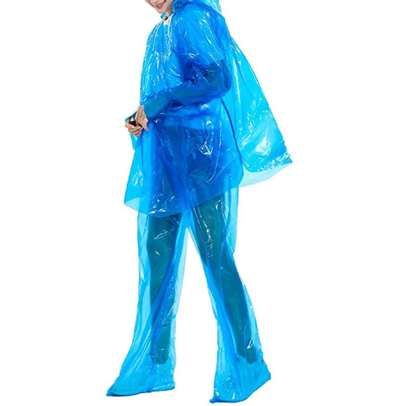 Одноразовый дождевик Пылезащитный Водонепроницаемый костюм для взрослых
