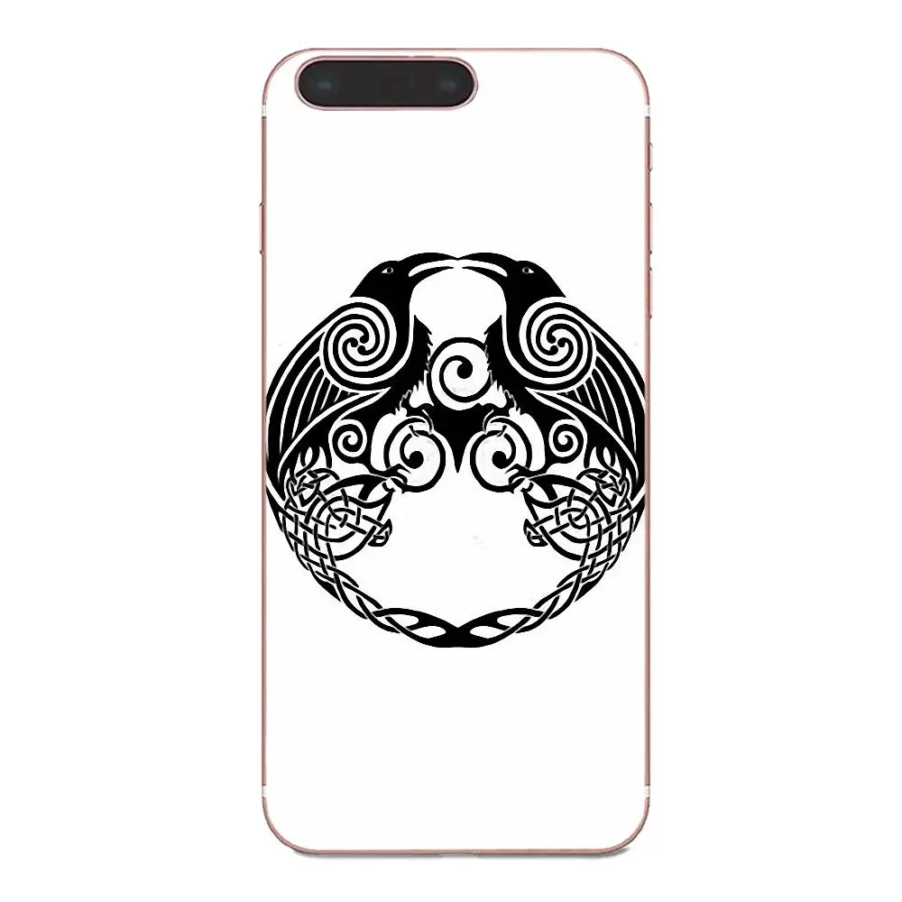 Viking Odin Norse Huginn And Muninn мягкий дизайн под заказ для Xiaomi Redmi 3 3S 4 4A 4X 5 6 6A 7 K20 Note 2 5A Plus Pro |