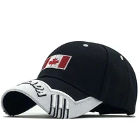 dropshipping canada maple leaf embroidery baseball cap snapback caps casquette hats fitted casual gorras dad hats for men women