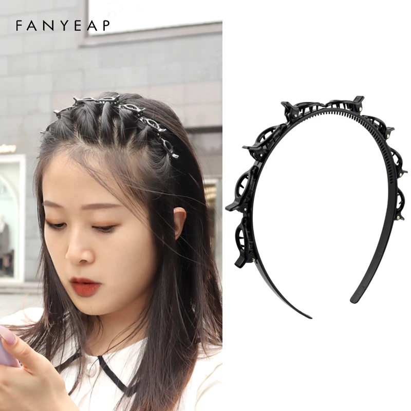 

Unisex Alice Hairband Headband Men Women Sports Hair Band Hoop Metal Hoop Double Bangs Hairstyle Hairpin Hair Accessories