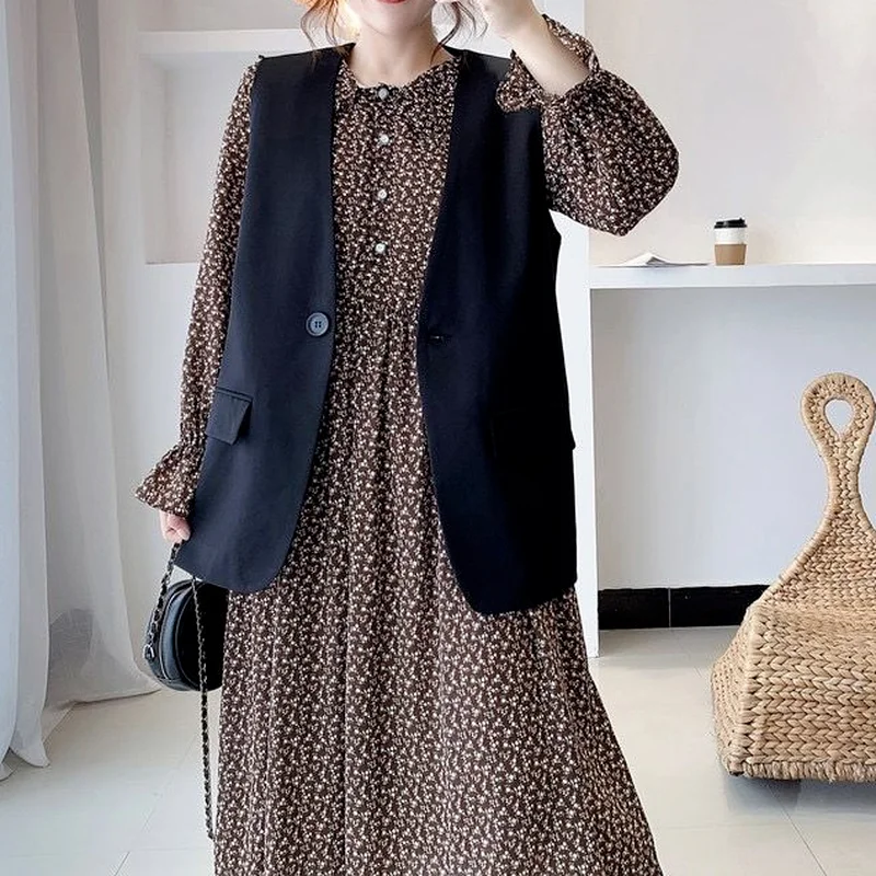 

2021 Женский блейзер, жилет, безрукавка, модная повседневная Уличная одежда Za, Женский офисный жилет, топы, блейзеры