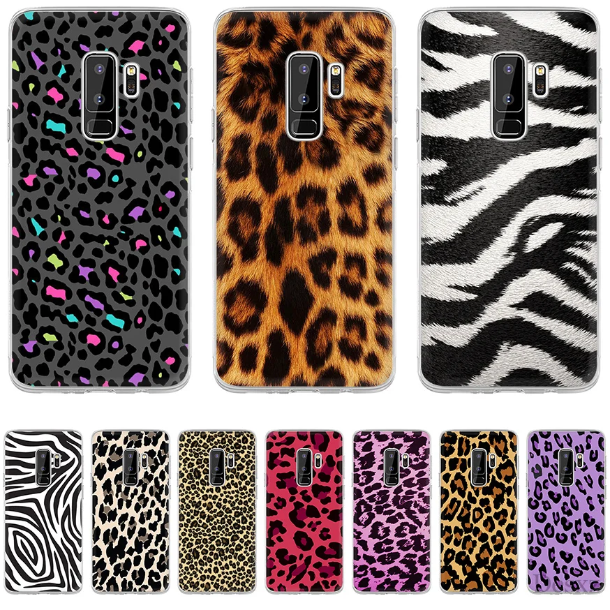 Mobile Phone Case Cover Sexy Leopard Print Panther for Samsung Galaxy Note 8 9 10 S10 S10e S7 Edge S8 S9 Plus Cases TPU |