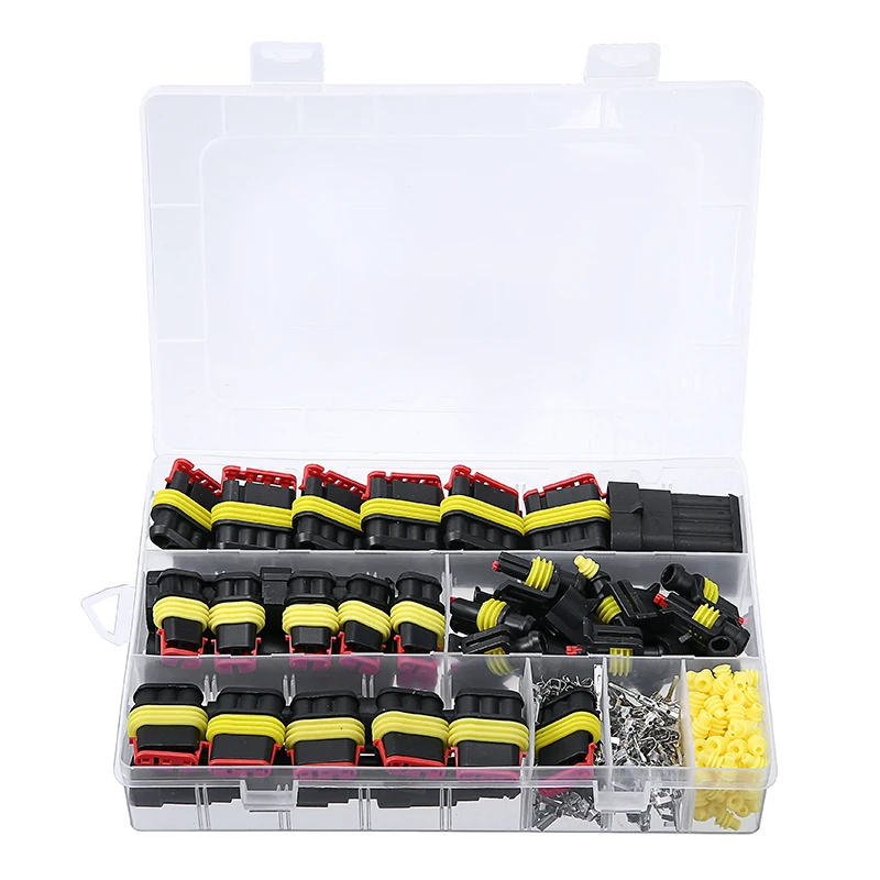 26 шт./кор. Электрический проводной соединитель 1/2/3/4 контактный IP68