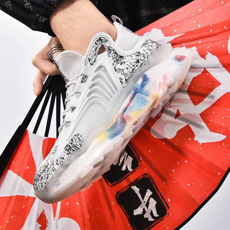 Fashion Classic Men Sneakers Air Chshion Brand Running Shoes for Men Graffiti Sport Shoes High Quality Men Footwear Trainer