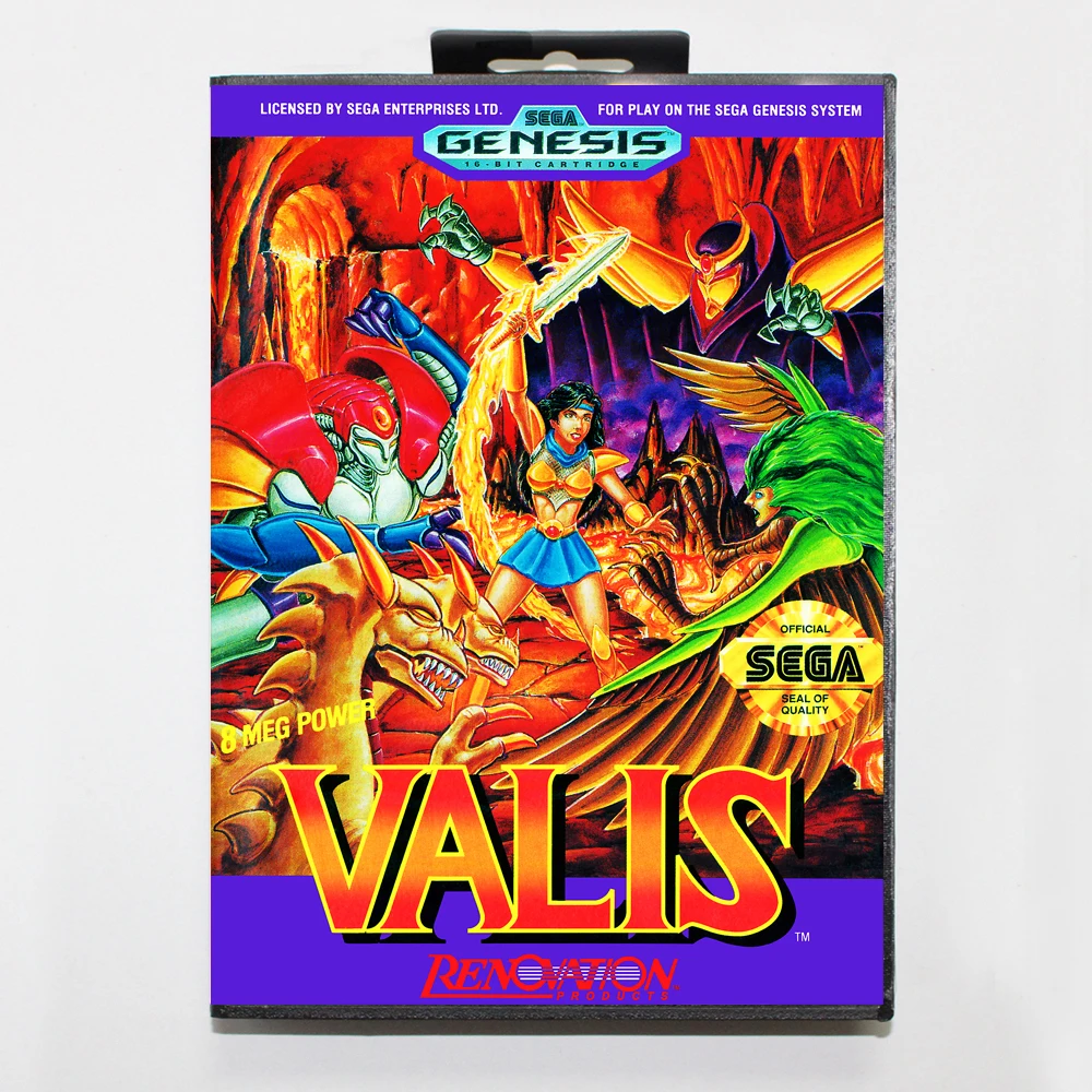 Игровая карта Valis 16bit MD для Sega Mega Drive/ Genesis с розничной коробкой|Картриджи| |