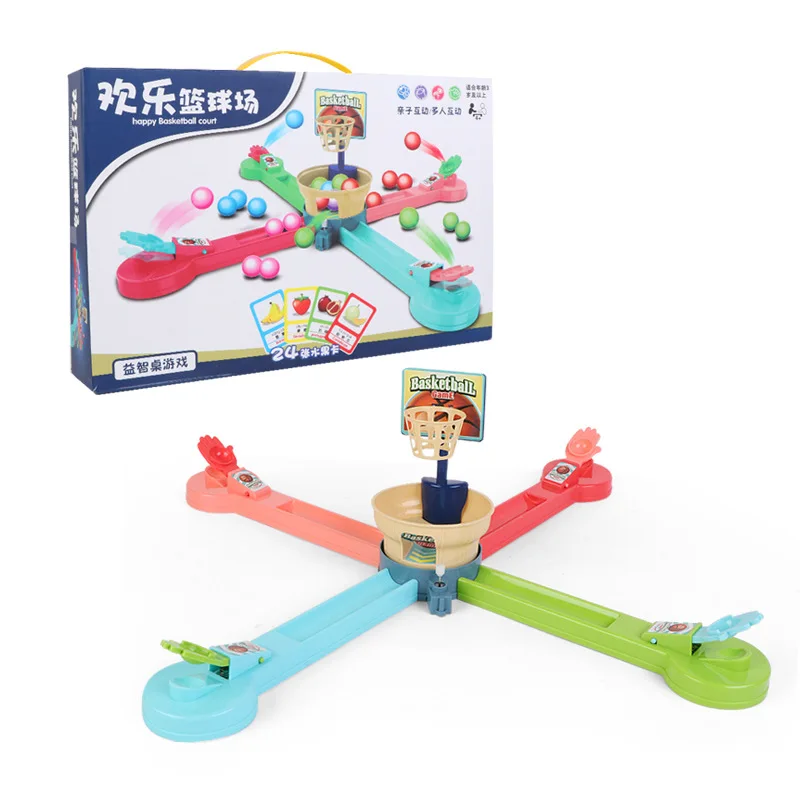 

1-4 People Fighting Finger Basketball Pop-up Game Parent-child Interactive Puzzle Desktop Toy Children Gift Party Game Props LQ