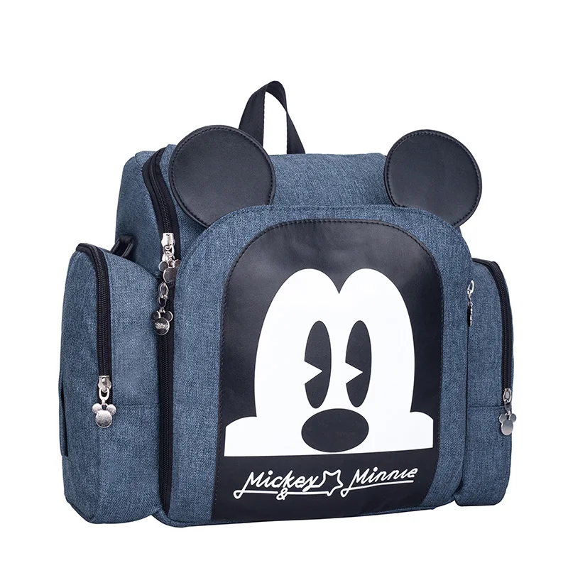 Сумка для подгузников disney, рюкзак, детские сумки для мам, мокрая сумка, модный органайзер для подгузников для мам и мам, сумка на стул с Микки и Минни - Цвет: BB0013