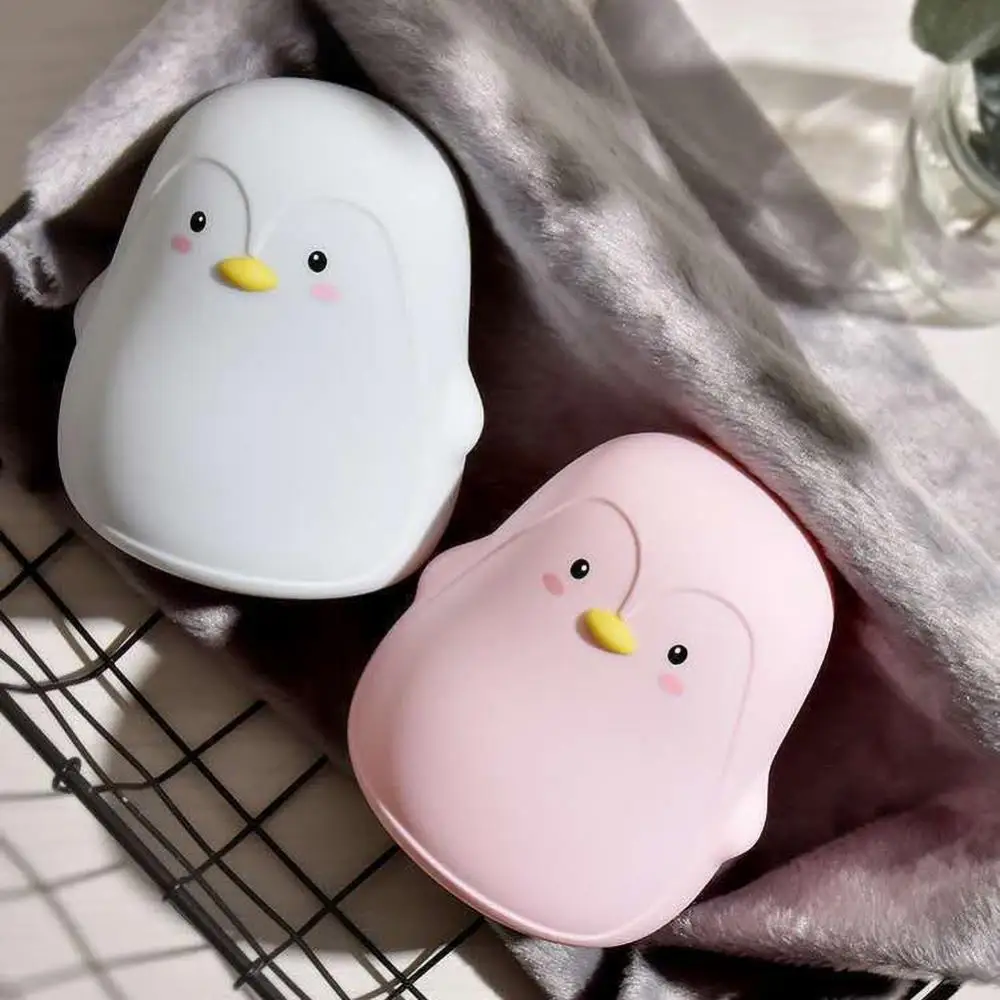 Силиконовый ночник с милым пингвином светодиодный USB-зарядкой и переключателем