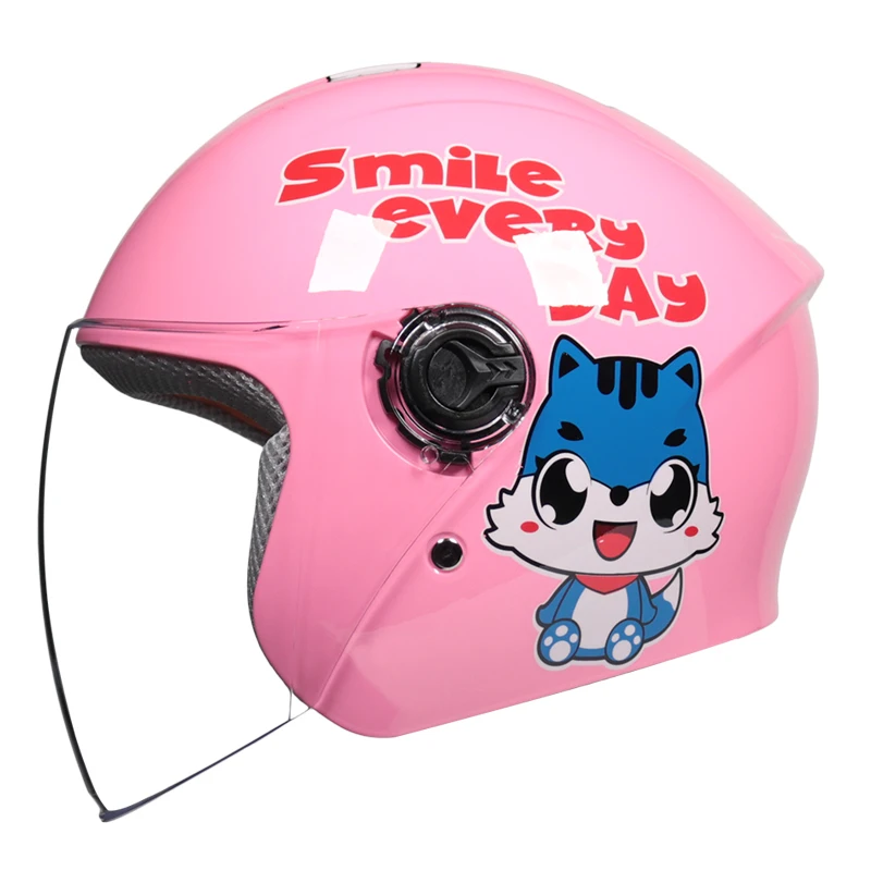 

Children Motorcycle Helmets Boy Girl open face motorbike