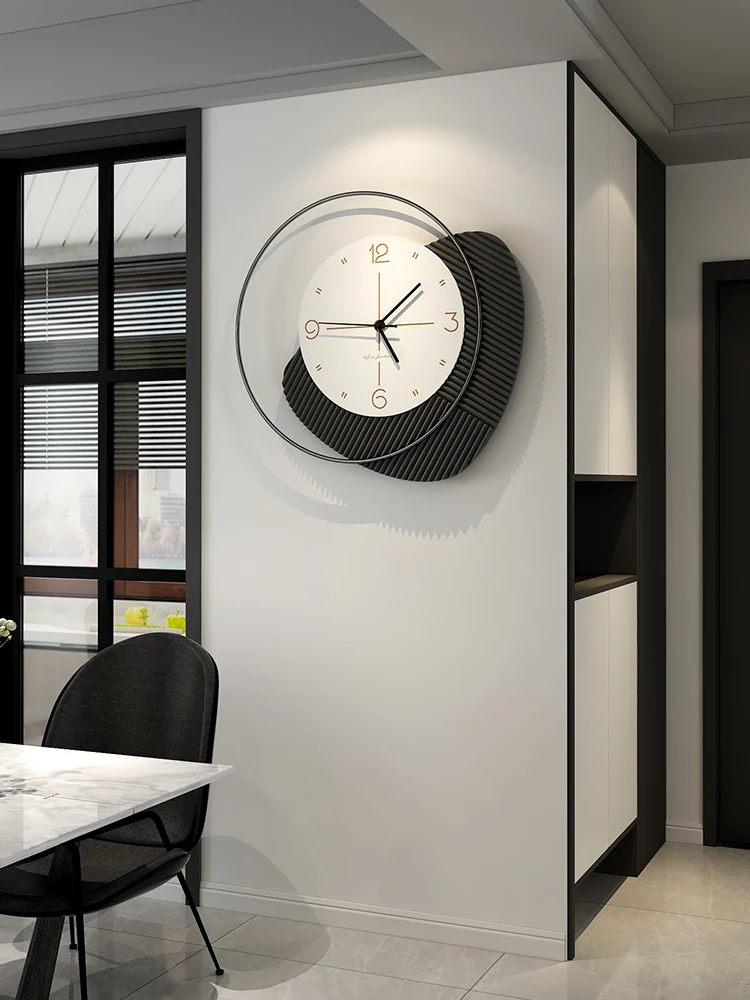 

Luxury Minimalist Wall Clock Living Room Large Silent Metal Wall Clock Modern Design Reloj Pared Grande Home Decor LL50WC
