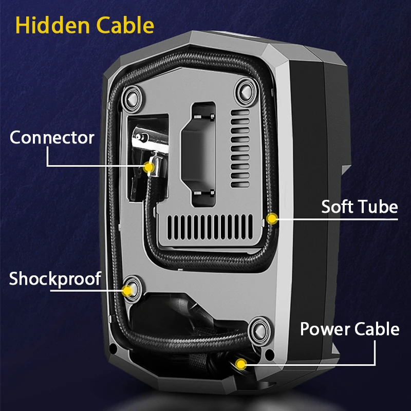 

Automobile Tire Inflator DC 12 Volt Portable Car Air Compressor Pump 150 PSI Car Air Compressor for Auto Car Motorcycles Bicycle