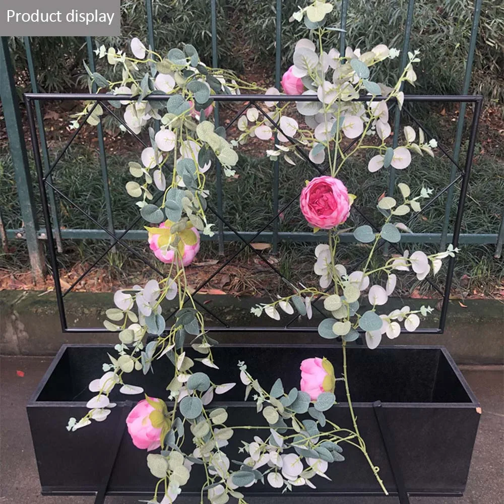 Искусственный цветок эвкалипта ротанга Свадебная выставка Пион лоза