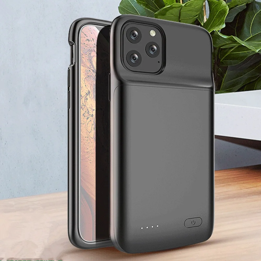 Чехол аккумулятор для iphone 11 Pro 4800 мАч силиконовый материал ультратонкий умный