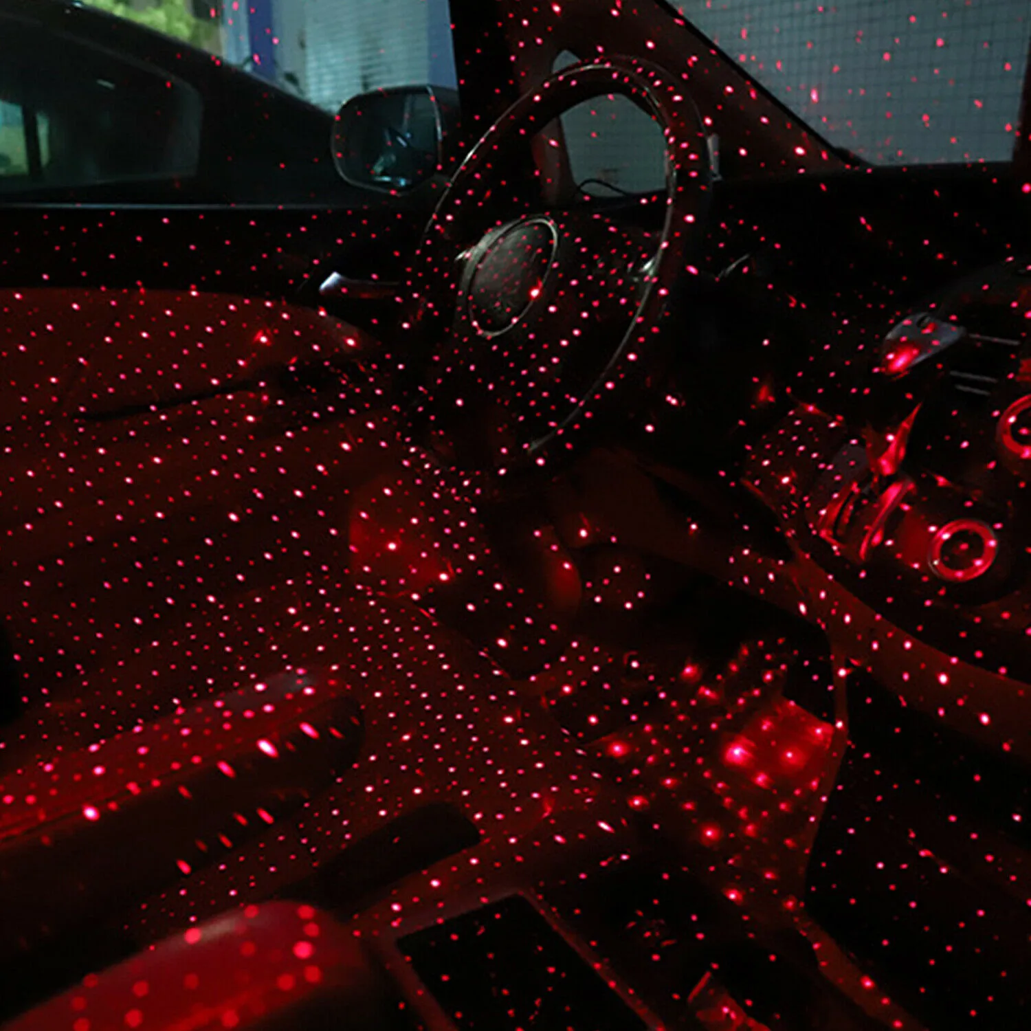 

Romantic Night Light Roof Small Size Starry USB Ambient Car Decoration
